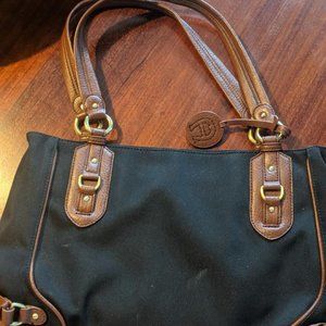 Etienne Aigner Black Canvas bag